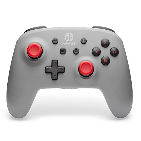 PowerA NSGP0308-01 Gaming-Controller Grau Gamepad Analog / Digital Nintendo Switch, Nintendo Switch Lite, Nintendo Switch OLED
