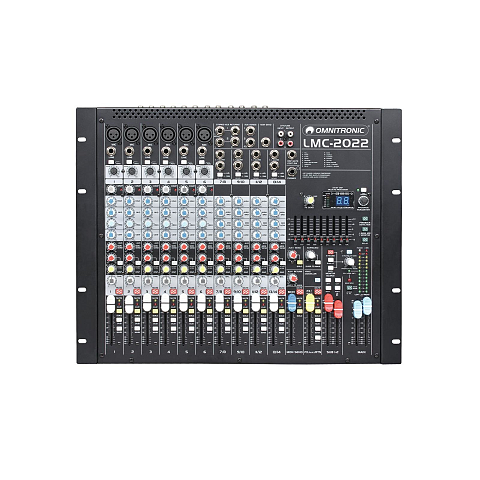 Omnitronic 10040283 Audio-Mixer 20 - 20000 Hz Schwarz