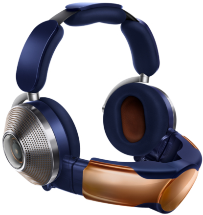 Dyson Zone Absolute+ Kopfhörer Verkabelt & Kabellos Kopfband Anrufe/Musik Bluetooth Blau, Kupfer