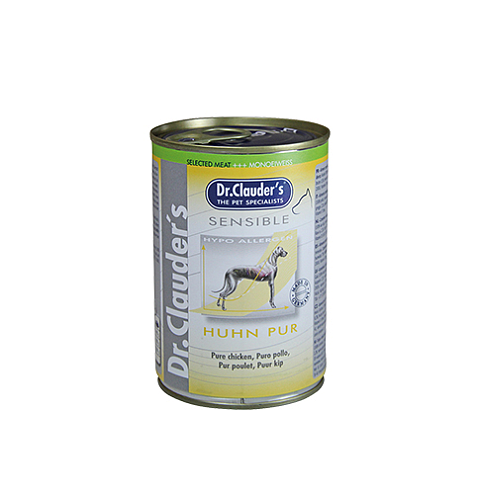 Dr.Clauder‘s 22268000 Hunde-Dosenfutter Huhn Adult 400 g