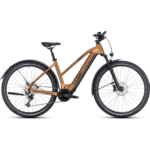 Cube Nuride Hybrid EXC 625 Allroad Schwarz, Braun Aluminium M 24,7 kg