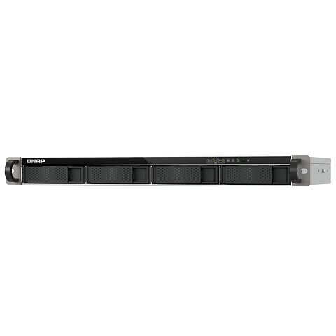 QNAP TS-433eU NAS Rack (1U) Cortex-A Cortex-A55 4 GB 0 TB QNAP Turbo System Schwarz