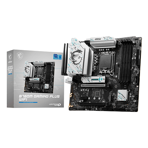 MSI B760M GAMING PLUS WIFI Motherboard Intel B760 LGA 1700 micro ATX