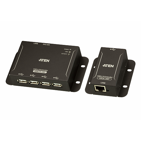 ATEN 4-Port USB 2.0 CAT 5 Extender (bis zu 50 m)