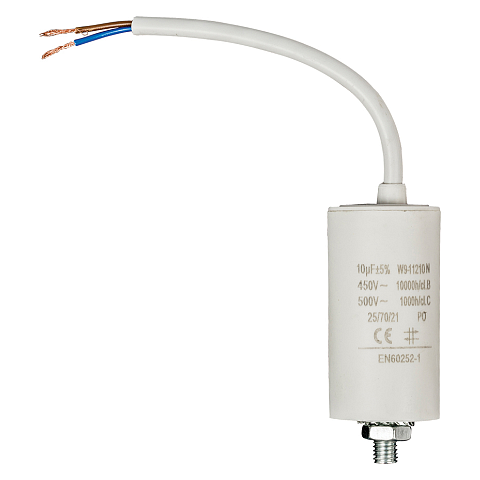 Fixapart W9-11210N Kondensator Weiß Fixed capacitor Zylindrische