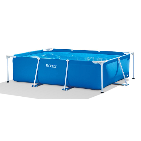 Intex 28270NP Aufstellpool Gerahmter Pool Rechteckig 1662 l Blau