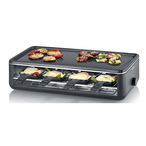 Severin RG 2365 Raclette Grill 8 Person(en) 1300 W Schwarz