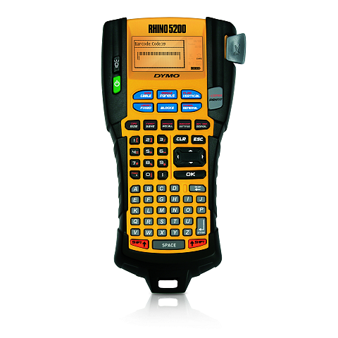 DYMO RHINO 5200 Etikettendrucker Wärmeübertragung 180 x 180 DPI 10 mm/sek ABC