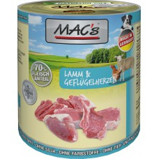 MAC's DOG LAMM & GEFLÜGELHERZEN