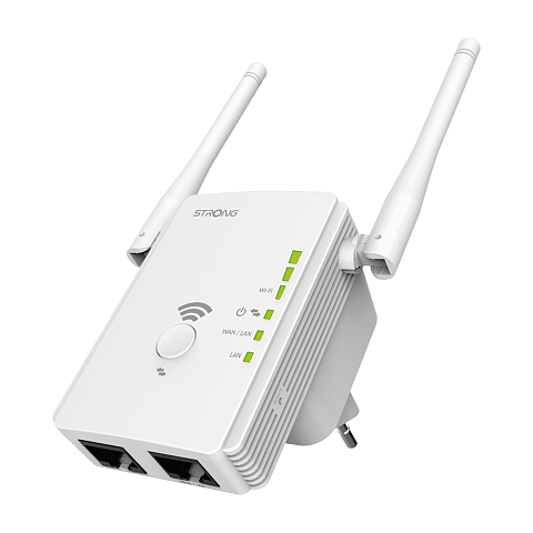 Strong REPEATER300V2 Bridge & Repeater Netzwerk-Repeater 300 Mbit/s Weiß