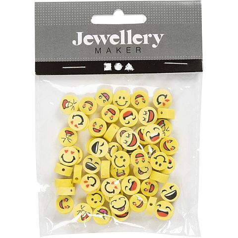 Creativ Company 696090 Perle Perlenmischung Schwarz, Gelb 60 Stück(e)