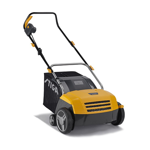 Stiga SV 213 E Rasen-Vertikutierer 1300 W 40 l Schwarz, Gelb