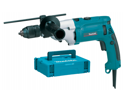 Makita HP2071FJ Bohrmaschine 2900 RPM Ohne Schlüssel 2,5 kg Schwarz, Blau