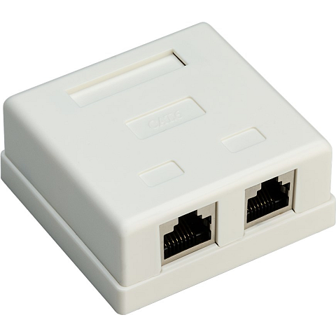 Goobay 77635 Steckdose RJ-45 Weiß