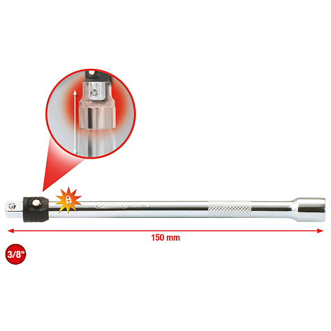 KS Tools 919.3804 Schraubenschlüsseladapter/-erweiterung 1 Stück(e) Verlängerungsstange
