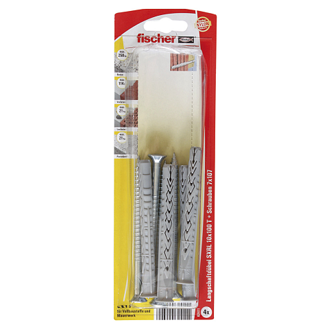Fischer 62411 Dübel 4 Stück(e) Galvanisiertes Stahl Rund