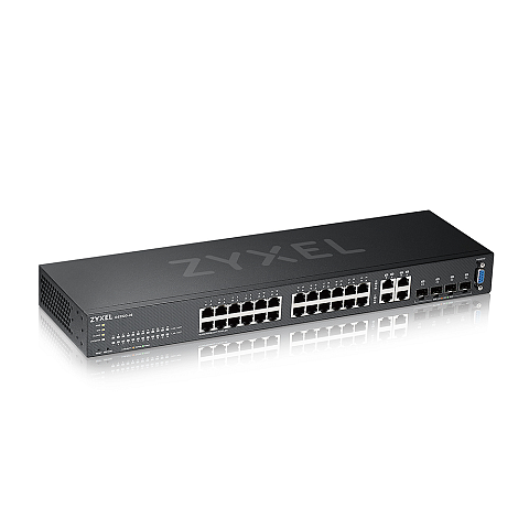 Zyxel GS2220-28-EU0101F Netzwerk-Switch Managed L2 Gigabit Ethernet (10/100/1000) Schwarz