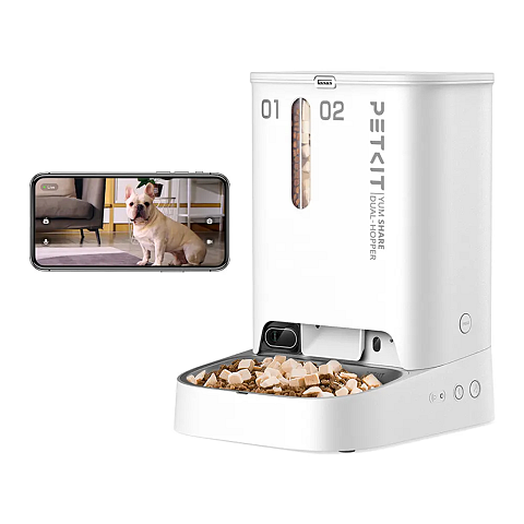 PETKIT YUMSHARE Dual Futter-/Wasserspender für Hunde/Katzen Acrylnitril-Butadien-Styrol (ABS) Weiß Universal Haustierfutterautomat