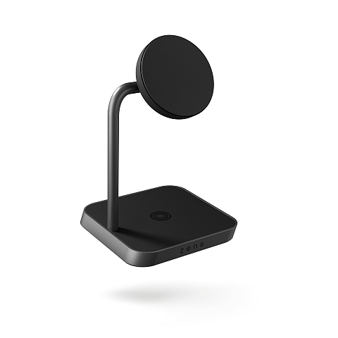 ZENS Office Charger 2 Kopfhörer, Smartphone Schwarz AC Kabelloses Aufladen Schnellladung Drinnen