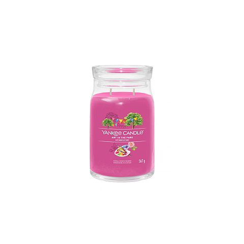 Yankee Candle Art In The Park Wachskerze Zylinder Blumig Pink 1 Stück(e)