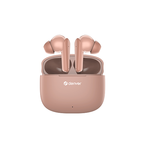 Denver TWE-48DR Kopfhörer True Wireless Stereo (TWS) im Ohr Anrufe/Musik Bluetooth Rose