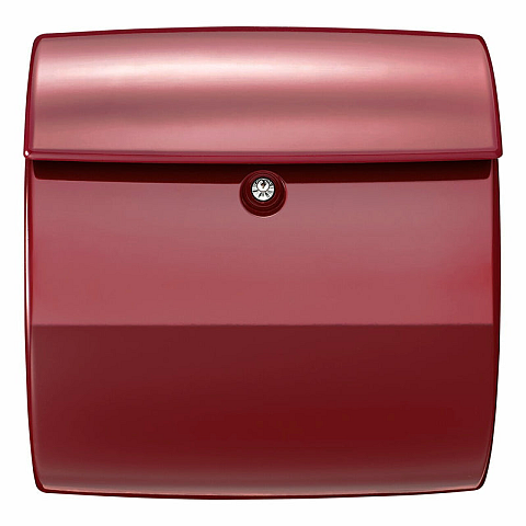 BURG-WÄCHTER PIANO 886 Merlot Briefkasten Rot Wandmontierter Briefkasten Kunststoff