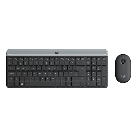 Logitech 920-009188 Tastatur Maus enthalten Universal RF Wireless QWERTZ Deutsch Graphit