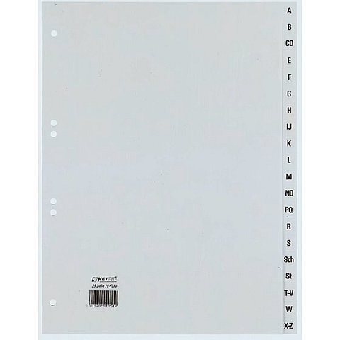 Rexel Register A4 PP A-Z 20-tlg.grau