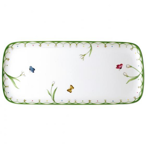 Villeroy & Boch Colourful Spring Dessertteller Rechteckig Porzellan Mehrfarbig 1 Stück(e)