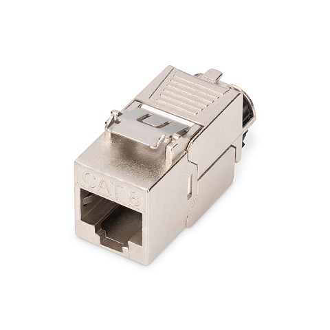 Digitus CAT 8.1 Keystone Modul, geschirmt, werkzeugfreier Montageanschluss