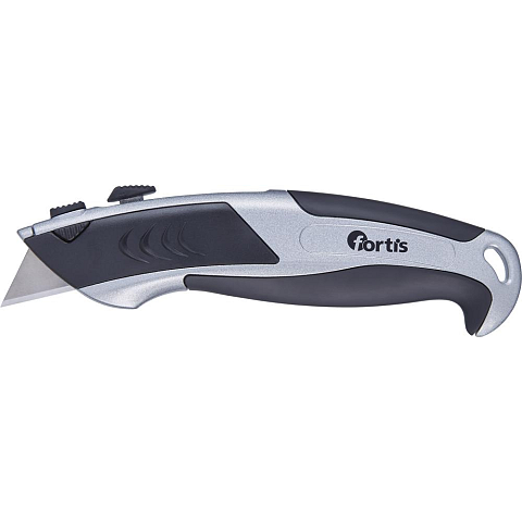 Fortis 4317784727532 Teppichmesser Edelstahl, Schwarz