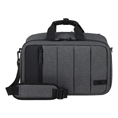 American Tourister 147031-8412 Reisegepäck Reise-Seesack Soft Shell Schwarz, Grau 23,5 l Recyceltes Polyester