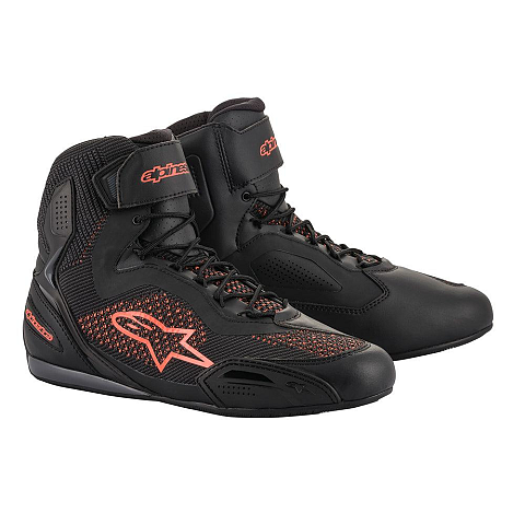 Alpinestars 2510319-1030-12 Motorrad-Schuh Männlich Erwachsener Schwarz, Rot