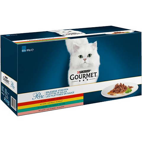 GOURMET Perle Erlesene Streifen 60 x 85 g