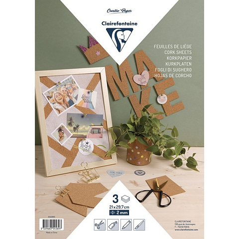 Clairefontaine 354589c Kunstpapier 3 Blätter