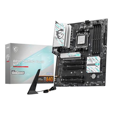 MSI B840 GAMING PLUS WIFI Motherboard AMD B840 Sockel AM5 ATX