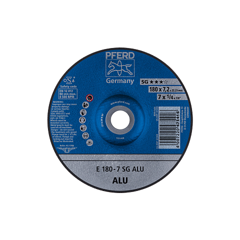 PFERD E 180-7 SG ALU Rotierendes Schleifwerkzeug Zubehör