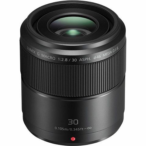 Panasonic Lumix G Macro 30mm / F2.8 ASPH. / MEGA O.I.S. SLR Makroobjektiv Schwarz