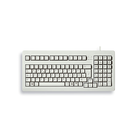 CHERRY G80-1800 COMPACT KEYBOARD, Kabelgebunden, Hell Grau. PS2/USB (QWERTZ - DE)
