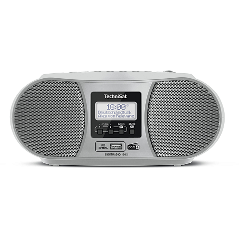 TechniSat DigitRadio 1990 Analog & Digital 3 W DAB+, FM Silber Playback MP3
