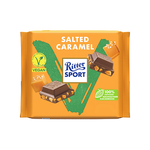 Ritter Sport Salted Caramel Milchschokolade 100 g