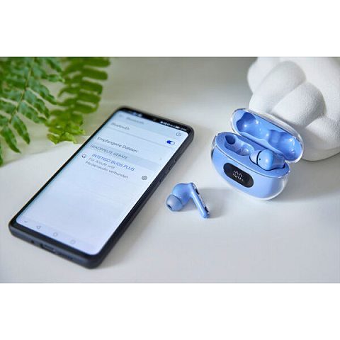 Intenso T315AE Kopfhörer True Wireless Stereo (TWS) im Ohr Anrufe/Musik/Sport/Alltag USB Typ-C Bluetooth Blau