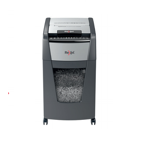 Rexel Optimum Auto+ 300M Aktenvernichter Mikrogeschnittene Zerkleinerung 55 dB 23 cm Schwarz, Grau