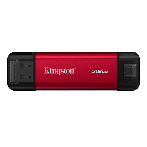 Kingston Technology 512GB Tragbare SSD mit Dual USB-A/C, bis zu 1050MB/s USB 3.2 Gen 2