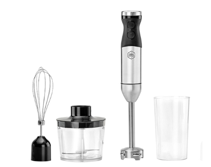 OBH Nordica 7715 Mixer 0,7 l Pürierstab 800 W Schwarz, Edelstahl