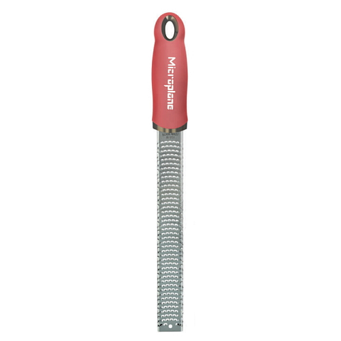 Microplane Zester Raspel-Reibe Pink, Edelstahl
