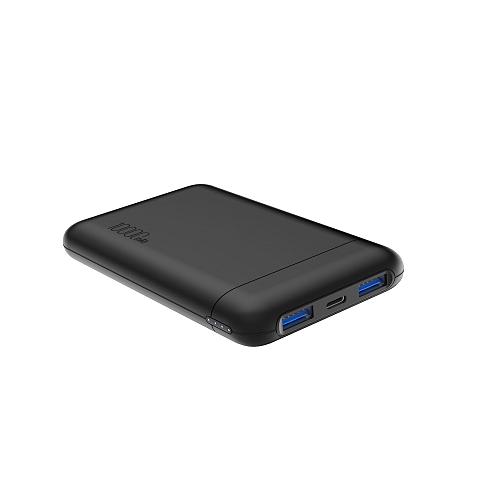 eSTUFF ES641031 Powerbank Lithium Polymer (LiPo) 10000 mAh Schwarz