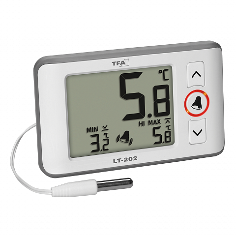 TFA-Dostmann 30.1052.02 Umgebungsthermometer Elektronisches Umgebungsthermometer Drinnen Weiß