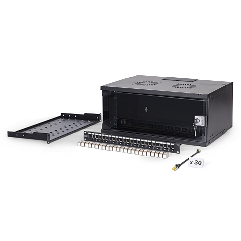 Digitus Netzwerk-Set SOHO Pro, 483 mm (19") - 4HE, 540 x 400 mm (B x T)
