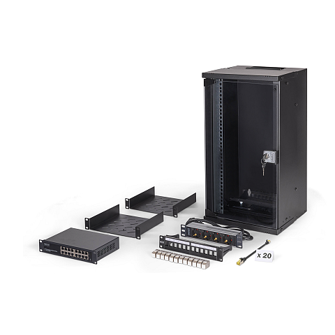 Digitus Netzwerk-Set SOHO Pro, 254 mm (10") - 12HE, 315 x 300 mm (B x T)